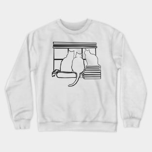 Cats in the Window Crewneck Sweatshirt